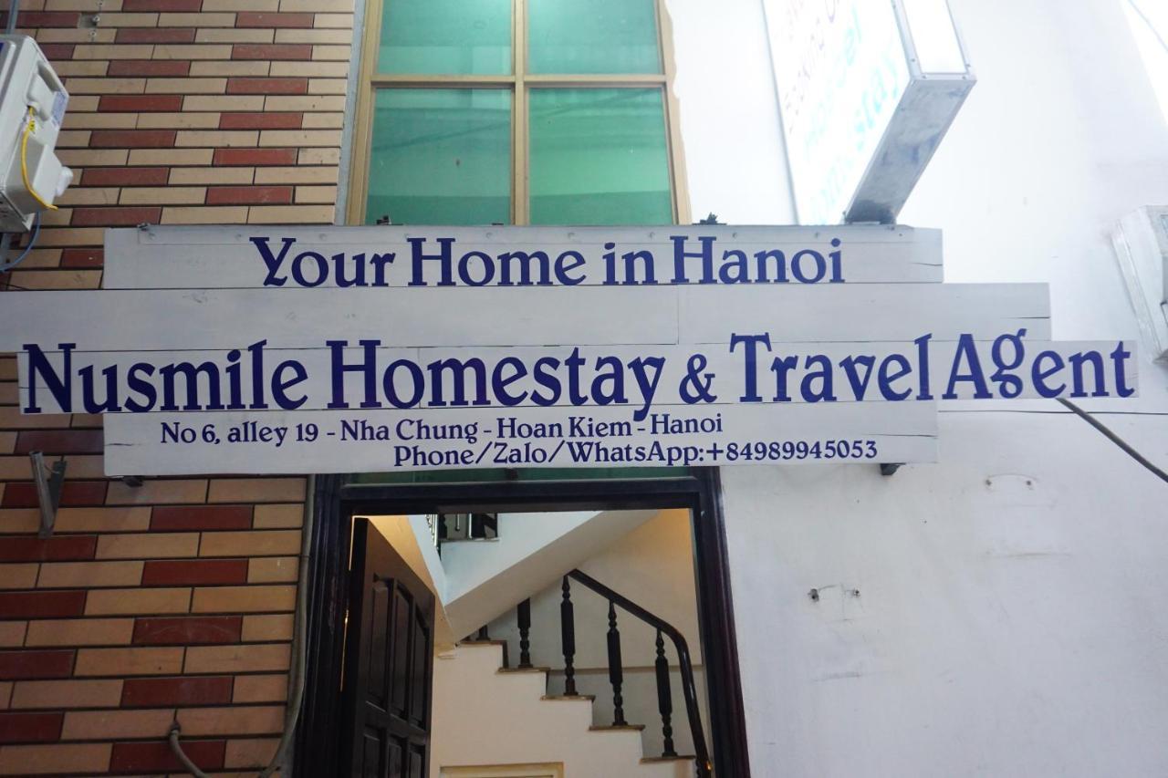 Nusmile'S Homestay & Travel Hanói Exterior foto